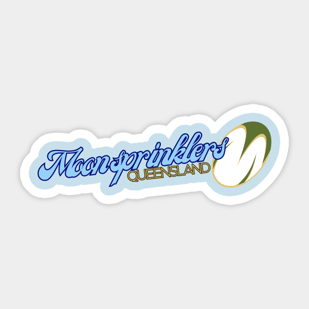 Queensland Moonsprinklers Sticker by Travel Pages